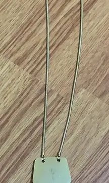 Bebe 3 plate long necklace