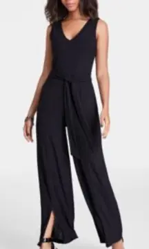 Bar III Sleeveless Wide-Leg Jumpsuit Size Petite Large NWOT