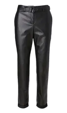 Akris Punto Fallon Lambskin Wool‎ Pant Black  US Size 6  UK Size 10