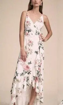Anthropologie Yumi Kim Crossroads Maxi Dress Floral High Low Women’s Size Small
