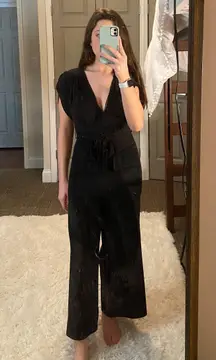 Francesca's Black Jumpsuit