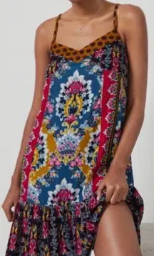 Anthropologie velvet midi cami dress. NWT