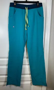 Figs Kade Cargo Scrubs Nurse Doctor Pharmacist Surgeon Teal Size S/T EUC #2057