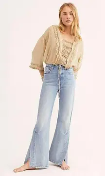 Levi's Ribcage Split Flare Jeans