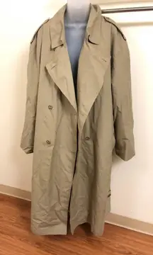 Vintage Men’s  Trench Coat Jacket (Men’s 46 Reg, Women’s XXL)