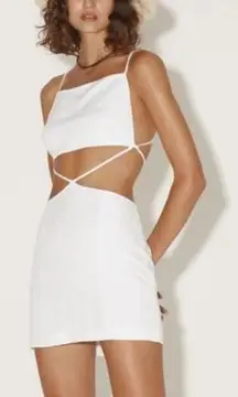 HANSEN &‎ GRETEL White Strappy Mini Dress