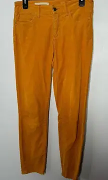 Anthropologie police corduroy mustard pants size 27