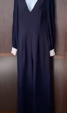 Harper Rose‎ Navy Blue Long Sleeve Jumpsuit