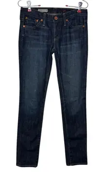 AG Adriano Goldschmied‎ Women's Jeans The Stilt Cigarette Leg Denim Blue Sz. 25R
