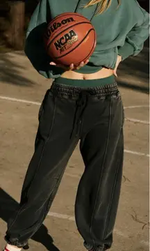 NWT Free People FP Movement Sprint To The Finish Pants - black - XS