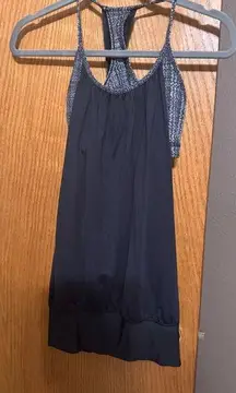 Two Lululemon tanks with built in sports bra size 6