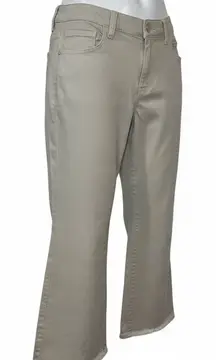 Wit and Wisdom Ab Solution Straight Leg Jeans Sz 10 Khaki Stretch Mid Rise NWOT