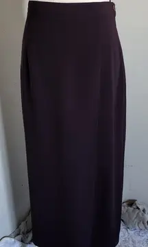 Modern Elements Dark Purple Jewel Tone Maxi Skirt