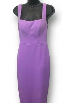 Premier Amour Women's Sleeveless Sheath Dress Sz 6 Dark‎ Lavender Party Cocktail