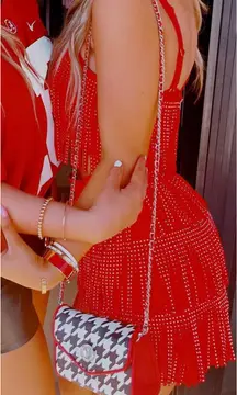 Red Two-Piece Set Revolve