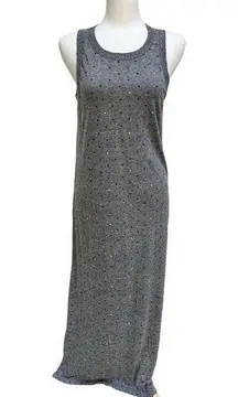 Current/Elliot NWT Maxi Dress Perfect Muscle T Jersey Heart Gray Size 3/Large