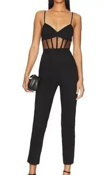 NBD Bianna Jumpsuit in Black XS