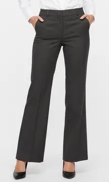 New York & Company Dress Pants Womens 4 Black Stretch Slash Pockets Wide Leg