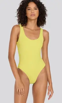 Solid & Striped
Anne-Marie‎ Ribbed One Piece Chartreuse size small