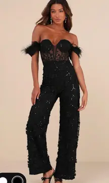 Black Corset Jumpsuit