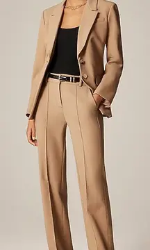 J. Crew Petite Natalia Pant Four-season Stretch Burnished Saddle Brown Size 10P