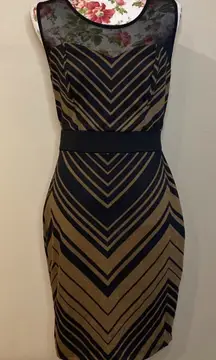 Bailey Blue black and brown dress