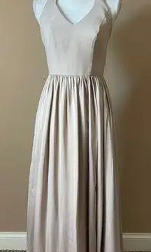 WHITE BY VERA WANG | Blush Halter Gown Sz 0