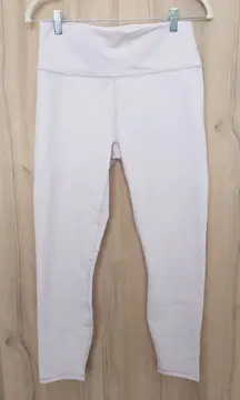 Fabletics Womens Define High Waist Leggings Size L Pink Powerhold Athletic NWT