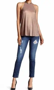 Hudson Jeans Collin Flap Mid-Rise Skinny Ankle Denim Jeans Distressed Women’s 26