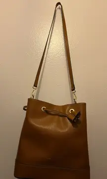 Brown Italian leather purse