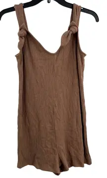 n:Philanthropy Giovanna‎ Romper Taupe Size Small New