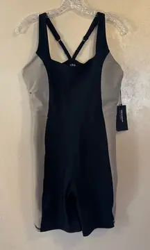 NWT Abercrombie & Fitch Ypb Sculptlux Squareneck Onesie sz L