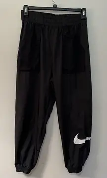 AUTHENTIC NIKE WOMEN CUFFED TRACK PANTS Sz‎ M Preowned Hiking Running