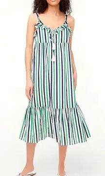 J.Crew  Ruffle Tiered Midi Dress