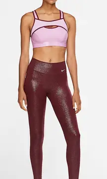 Nike Midrise Sparkle Leggings 7/8 Length Beetroot