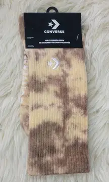 Converse Sz M Unisex Crew Socks New Tie Dyed