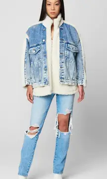 Denim Sherpa Jacket