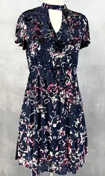 Bongo Womens Burnout Velvet Dress Small Whimsigoth Indie Romantic Fairy‎ Grunge