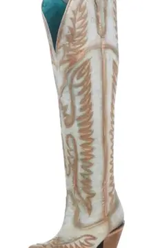 Corral Turquoise and Brown Western Boots Size 7M