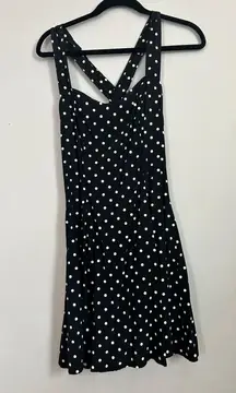 Black And White Poka Dot Dress