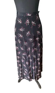 Vintage Laura Ashley Floral Maxi Skirt MS 154 Cottagecore Prairie Style