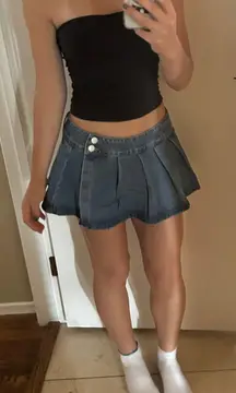 jean skirt