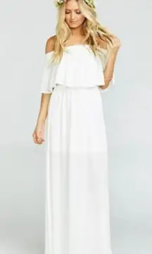 NEW  Hacienda White Maxi Dress