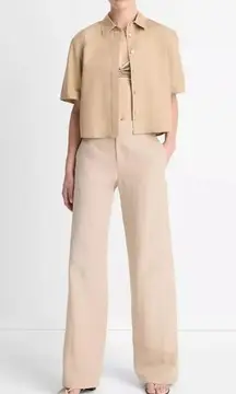 Vince Women’s Mid Rise Wide Leg Trousers