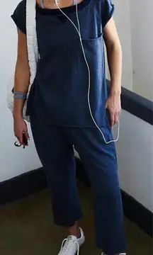 NWT Free People FP Movement One To Beat Set - midnight navy - XS