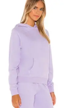 Frankies Bikinis Aiden Hoodie in Lilac Pastel Purple Size: M