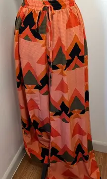 Rebdolls Geometric Palazo Pants