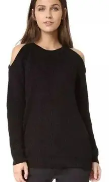 NWOT IRO Lineisy Alpaca Merino Wool Cold Shoulder Sweater Small