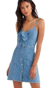 NWT 7 For All Mankind Double Bow Tie Dress