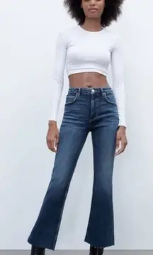 Cropped Flare Jeans